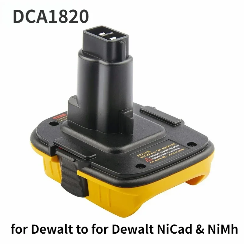 Adapter do elektronarzędzi DM18M itp. Konwerter do akumulatora litowo-jonowego Dewalt 18 V do narzędzi