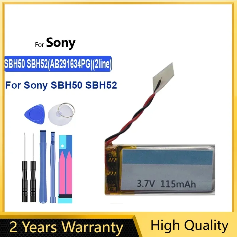 

80mAh/115mAh Replacement Battery For Sony SBH24 SBH90C SBH82D SBH50 SBH52