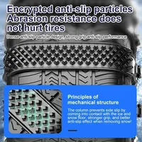 Snow Chain Tyre Chain 10/1PCS Urethane Set Wheel Ties Belts Car Tires Chains Winter Anti-Slip Chain Anti Skid Snow Emergency New