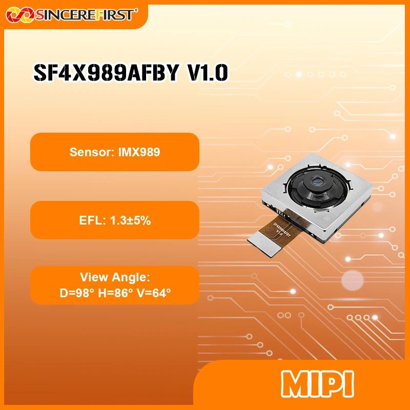 Módulo de sensor de imagen de cámara OEM de 1 pulgada Módulo de cámara de bricolaje personalizado IMX989 para teléfono móvil