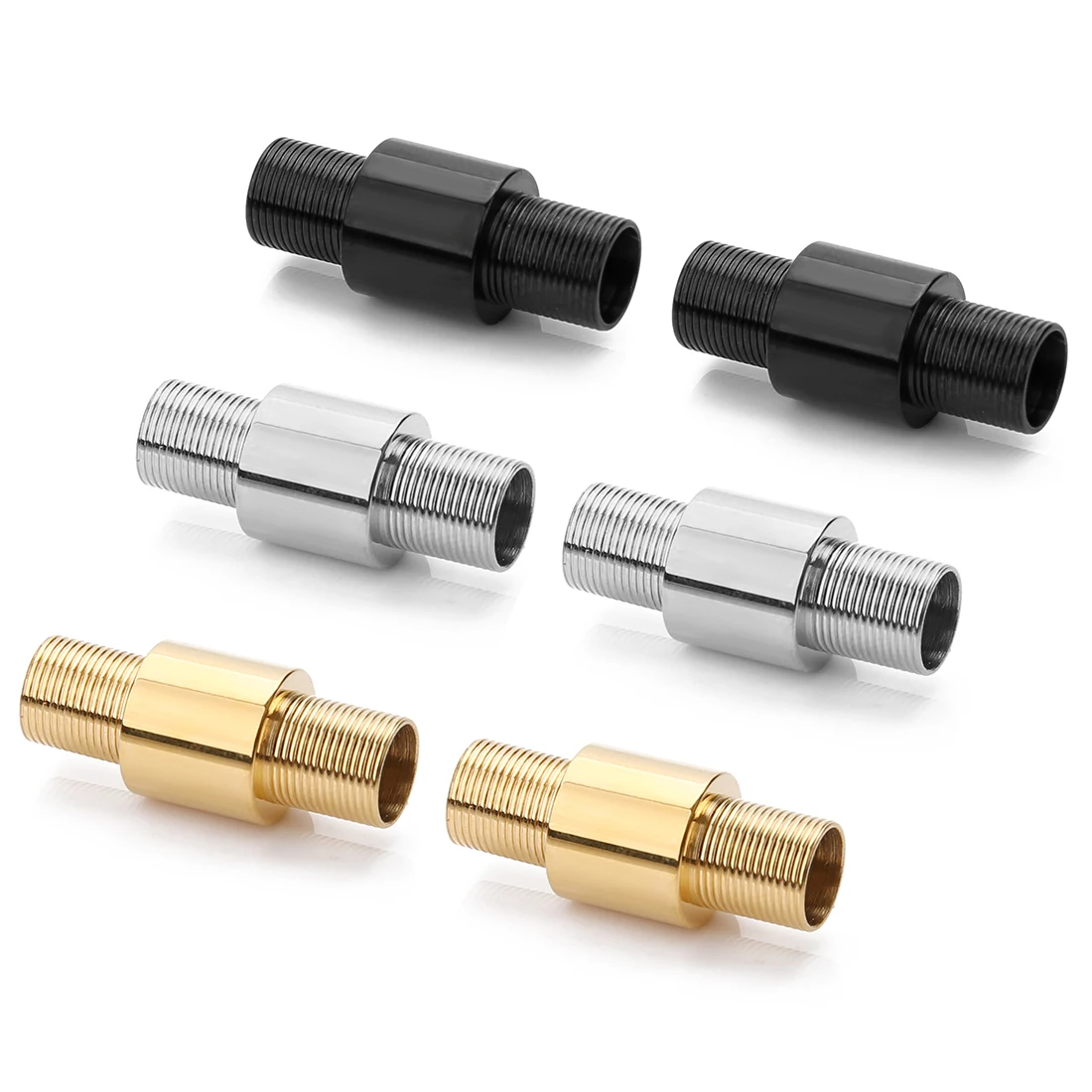 2 Stück Edelstahl-Magnetverschluss, 6 mm Loch, Magnetverschlüsse, Schnalle für DIY handgefertigte Schmuckherstellung, Lederband, Armbandzubehör