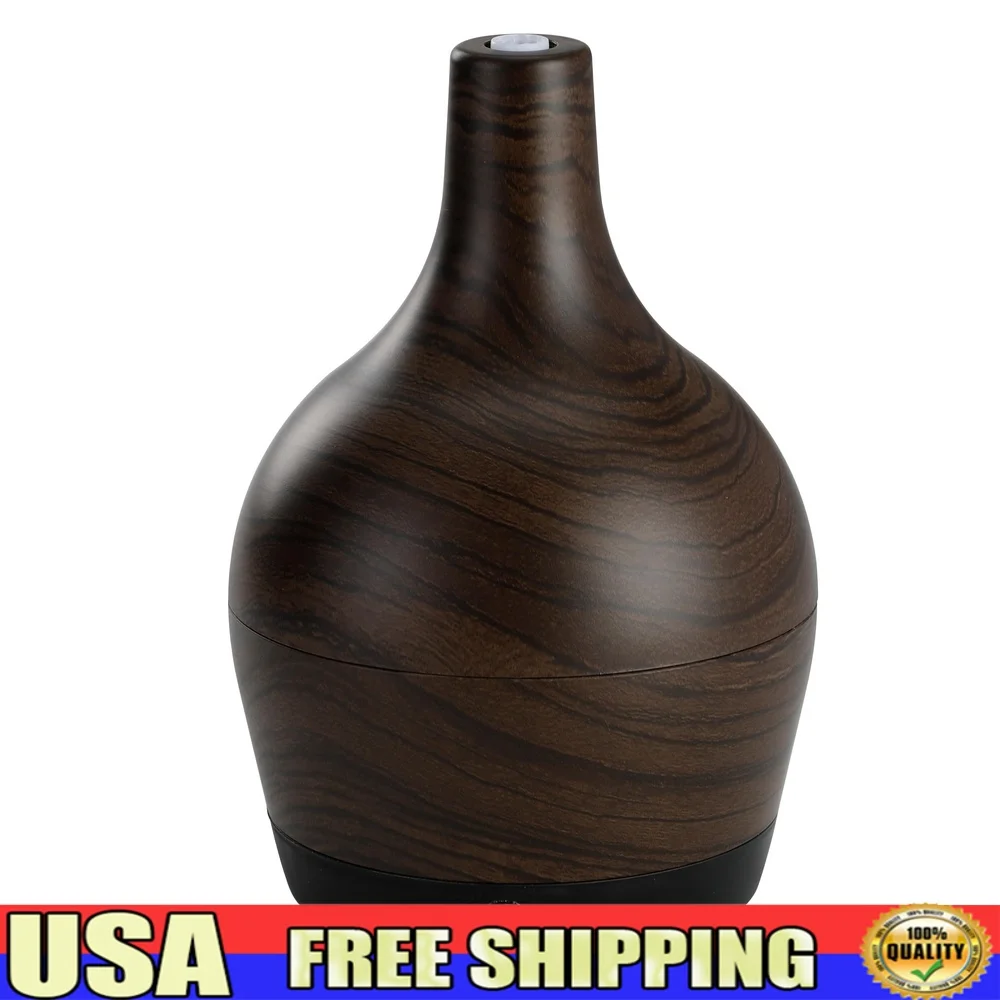 

Ультразвуковой диффузор 180 мл, деревянный носик, ароматерапия, диффузор эфирного масла, режим тумана, освежитель воздуха, домашний декор