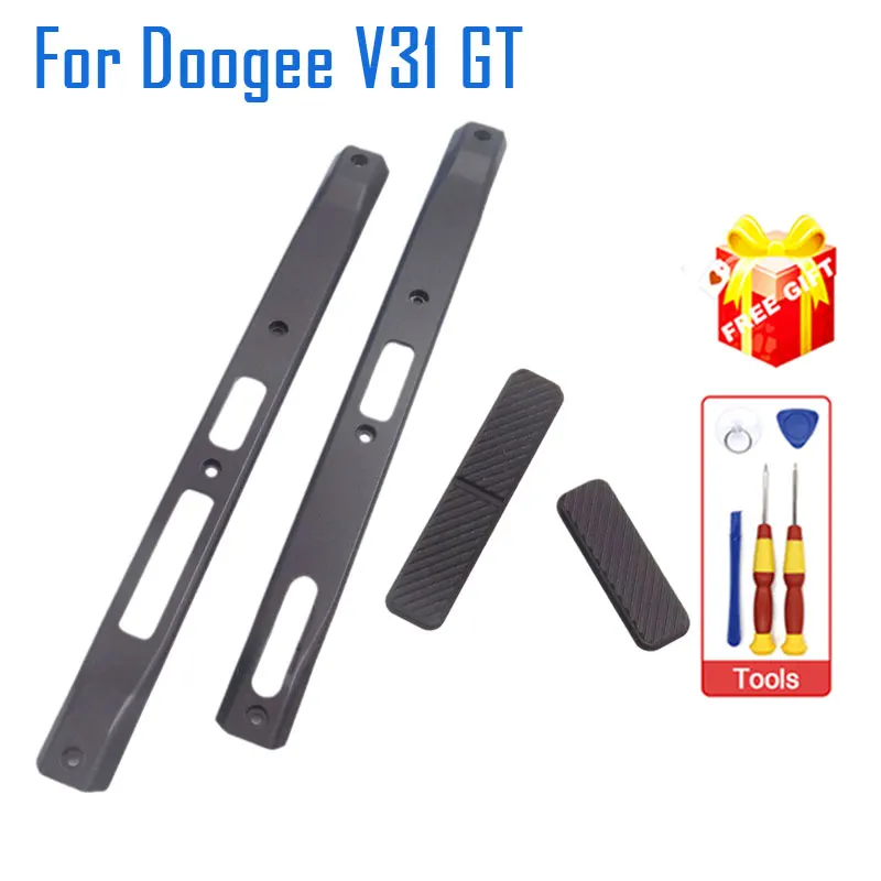 Original Doogee V31 GT Middle Side Plastic Frame Housings Cover Trim Bar Volume Custom Control Button For DOOGEE V31 GT Phone