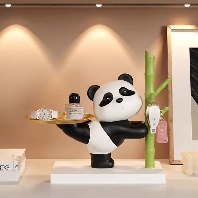 

Panda Cute Display Stand Living Room Bathroom Aesthetic Small Outdoor Perfume Magazine Shelves Earring Repisa Room Decoration