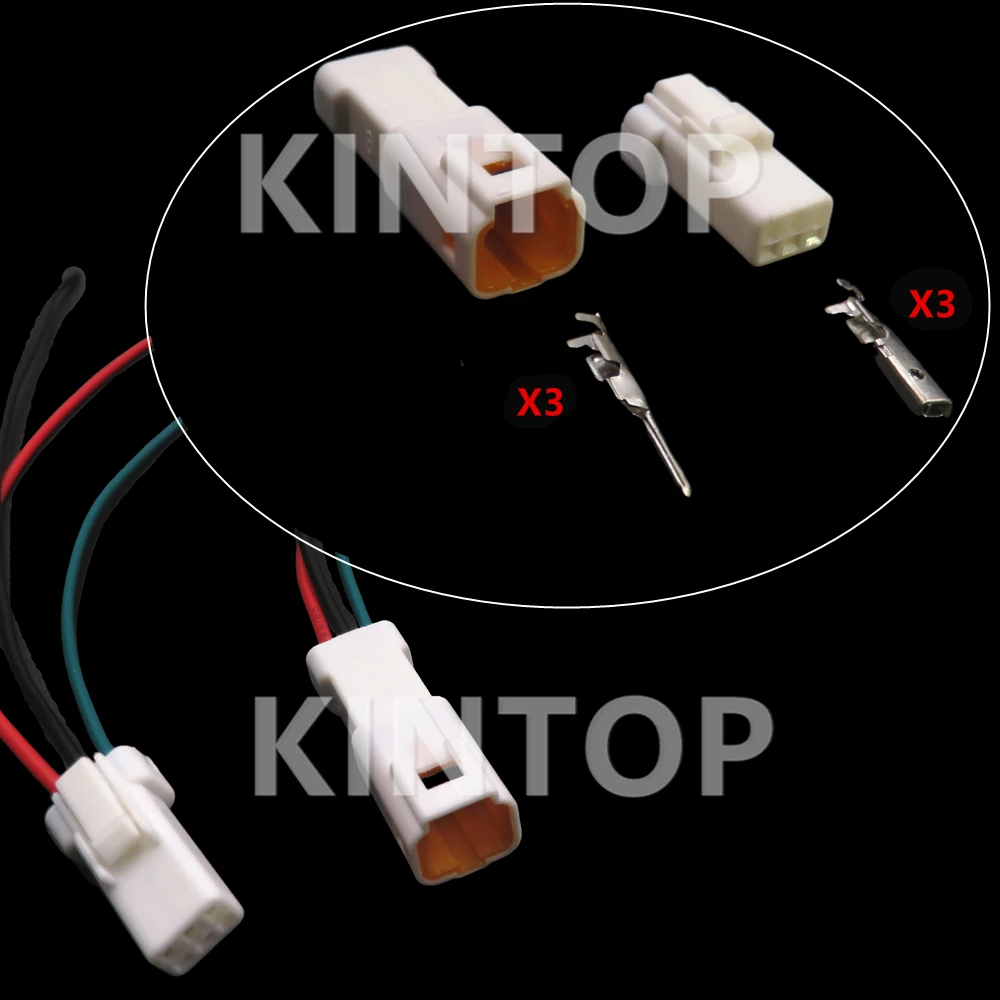 

1 Set 3 Pins Miniature Car Low Current Waterproof Socket 03R-JWPF-VSLE-S 03T-JWPF-VSLE-S Auto Starter Connector Assembly