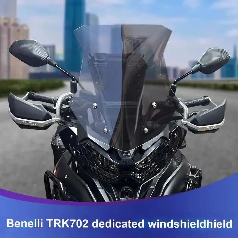 For Benelli TRK702 TRK702X Motorcycle Windshield Side Windshield Widened And Raised Front/side air deflectors
