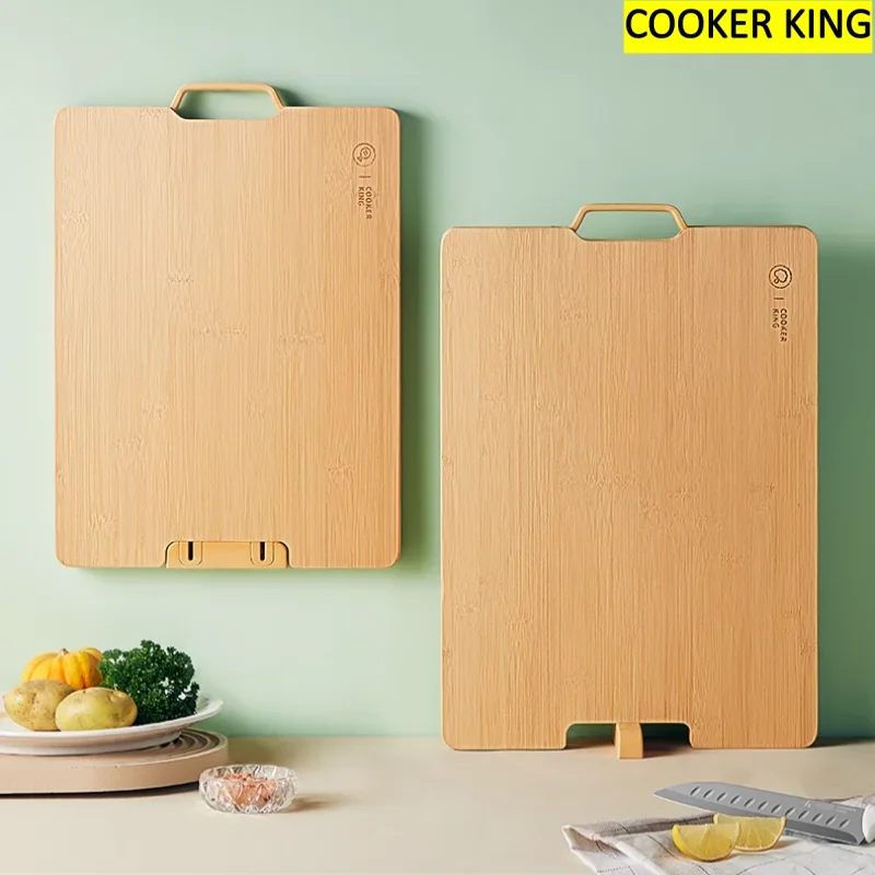 

Деревянная разделочная доска COOKER KING с ручкой, двухсторонняя разделочная доска для кухни, разделочная доска для пиццы, сыра и сервировки