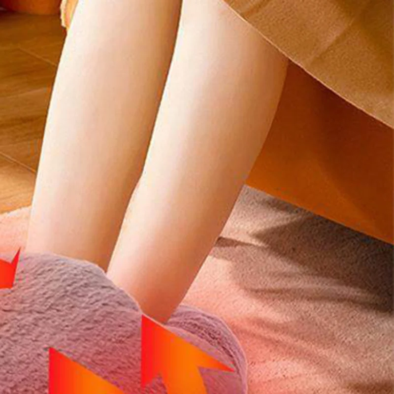 

Electric Foot Warmer Heater Constant Temperature Heating Pad Soft Plush Washable Winter Warm Foot For Home Bedroom Feet Warmer