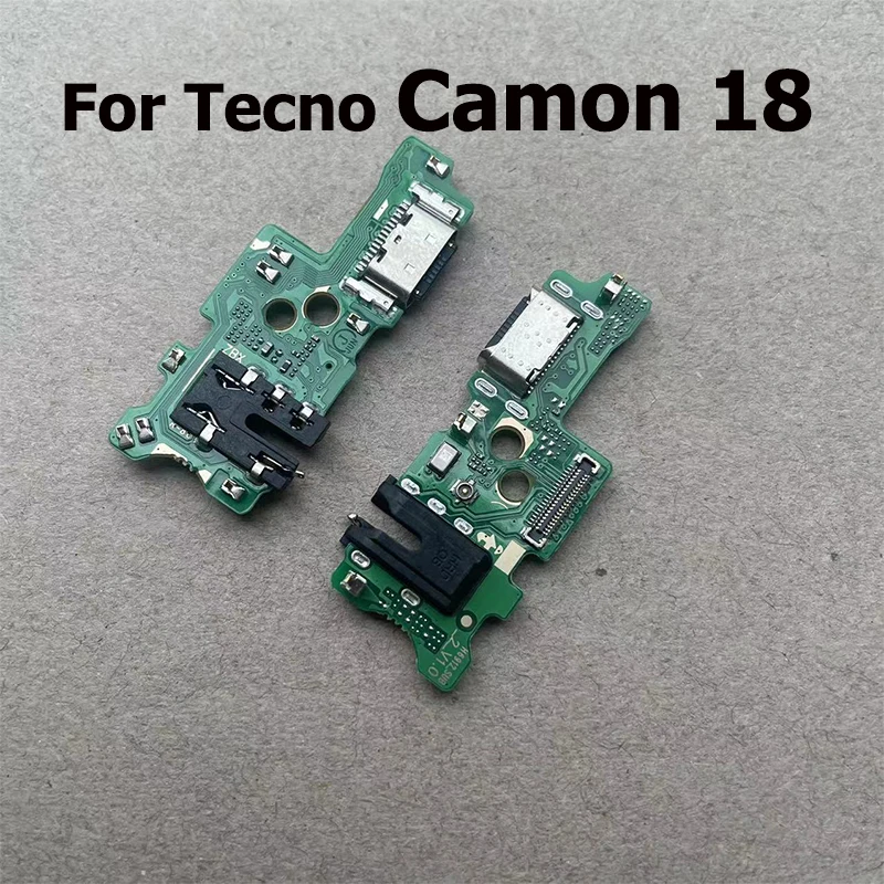 For Tecno Camon 18 USB Charging Dock Port Socket Jack Plug Connector Charge Board Flex Cable For Camon 18 18i 18T P Premier 18P