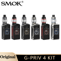 Original SMOK G-PRIV 4 Kit 230W Vape 6.5ml TFV18 Mini Tank Dual 18650 Mod V18 Mini Meshed Coil G PRIV 4 E Cigarette