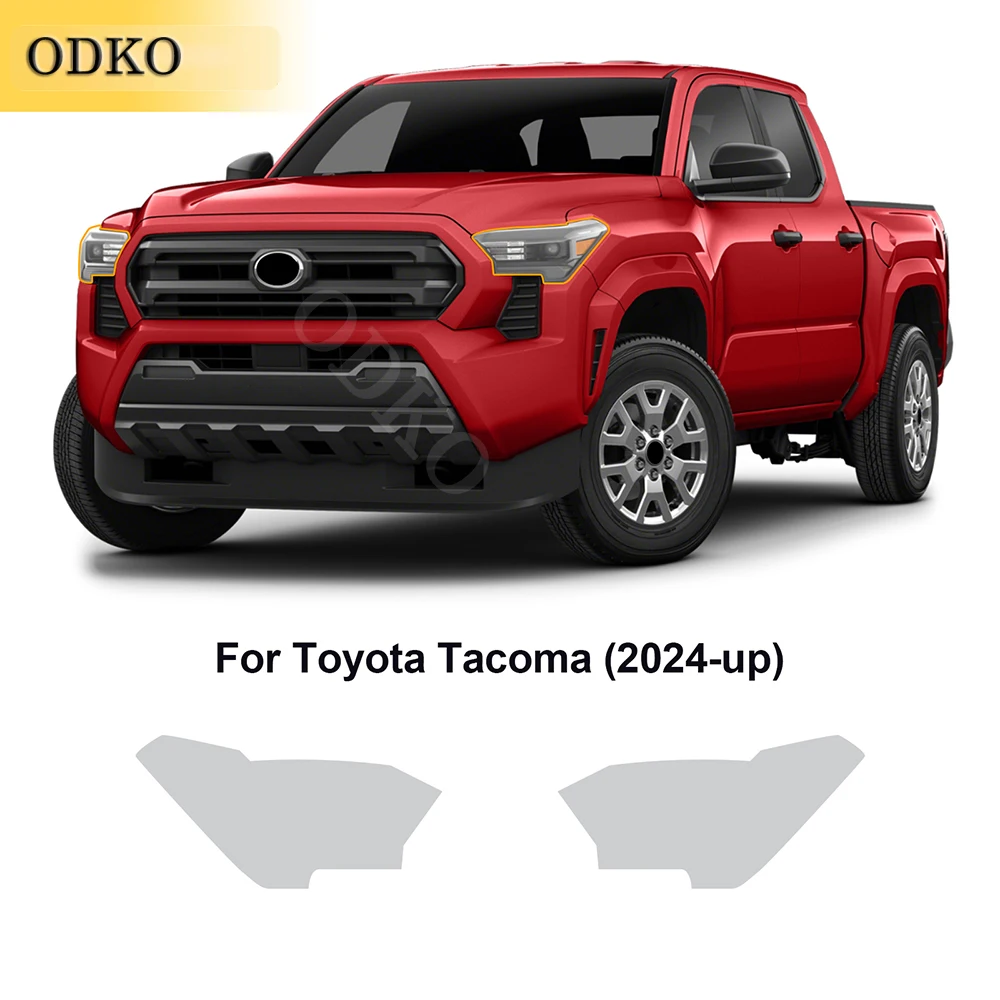 

Headlight Rearview Film for Toyota Tacoma 2024 Car Protection Film TPU Anti-scratch Refit Body Sticker Car Styling Accessories