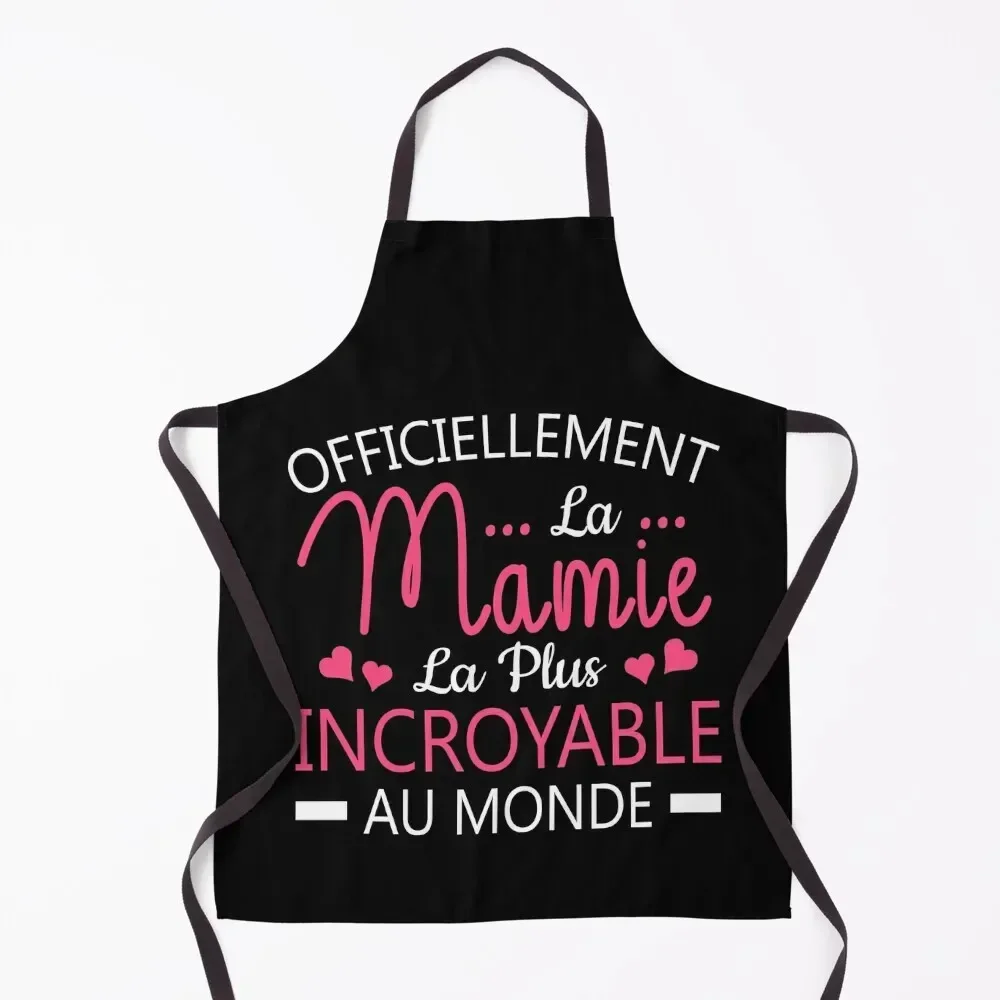 Officially The Incredible Granny Apron for home useful pieces Cute Kitchen Kitchen Chef Chef Uniform Woman Apron