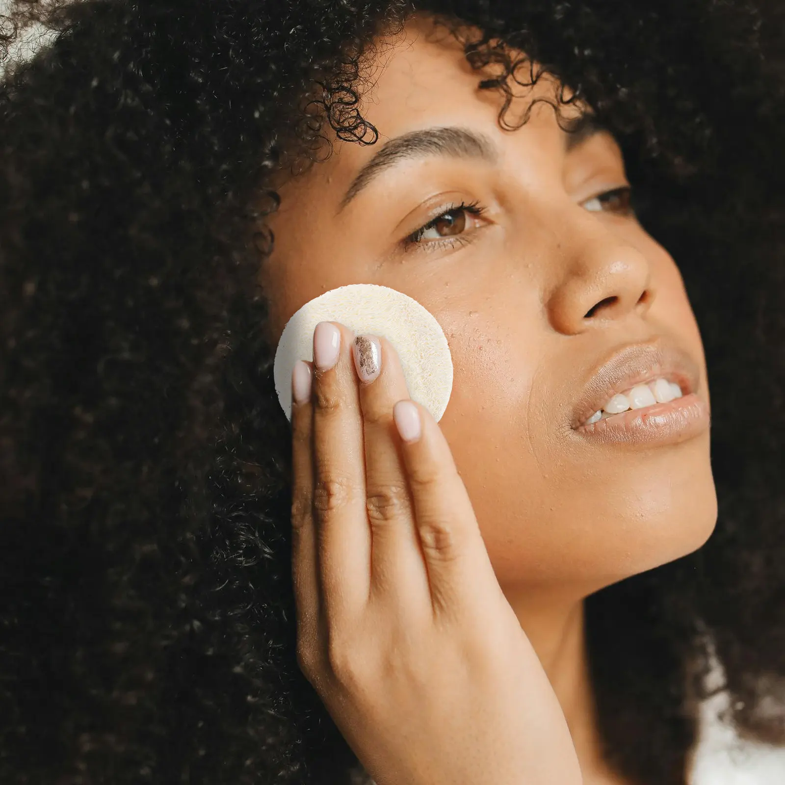 6 Piezas de Esponjas Faciales de Luffa, Exfoliantes Suaves, Desmaquillantes, Lavables, para una Limpieza Profunda y una Piel Suave