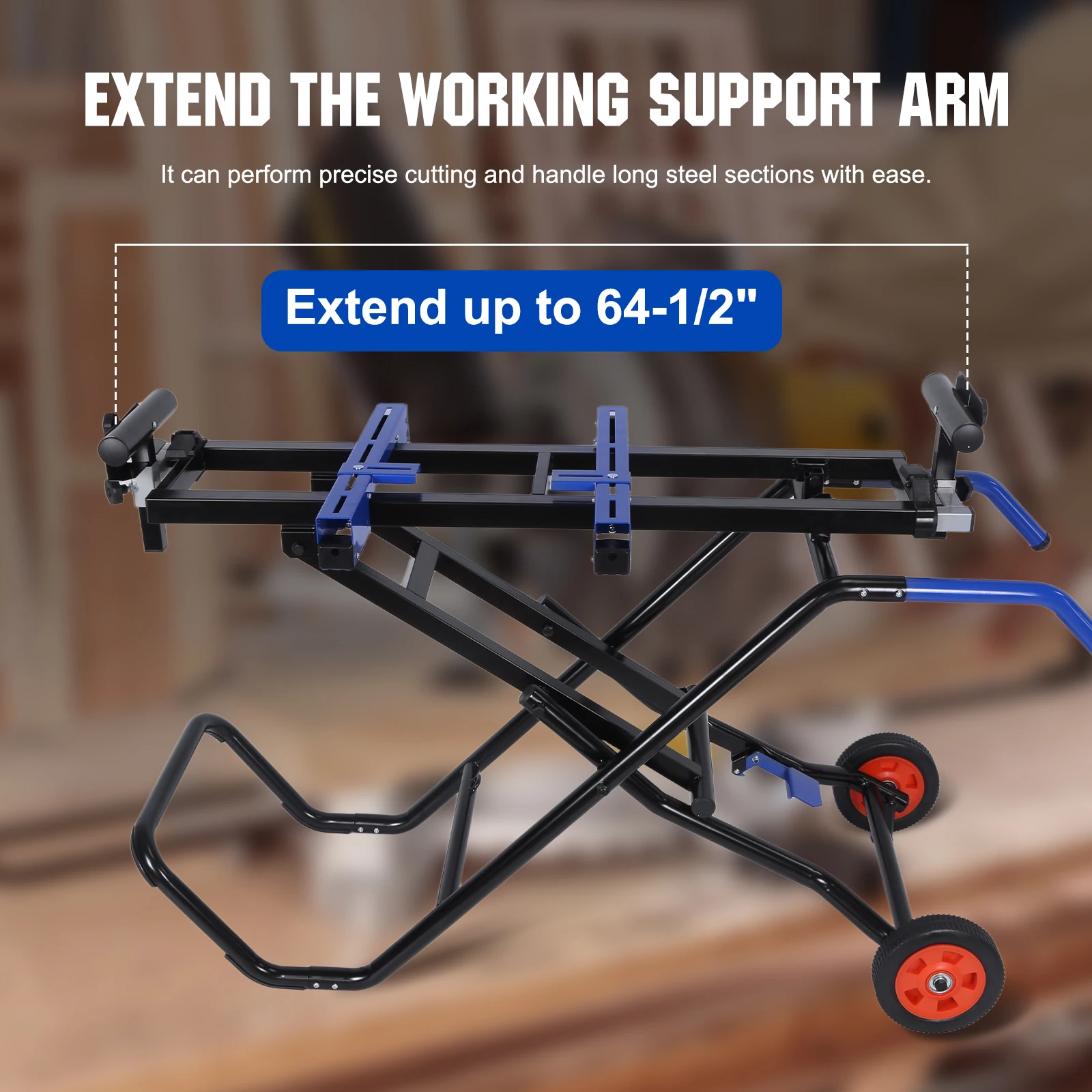 Tragbare Aluminiummaschine Gehrungssäge Schneidemaschine Halterung Holzbearbeitungswerkbank mit Powerlift Assist Gehrung Chop Saw Stand