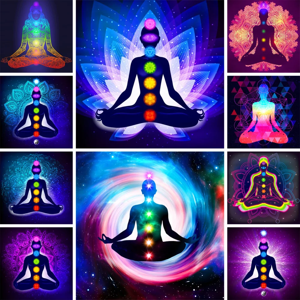 Buddha-子供のための装飾的な数字による絵画,50*70のアクリル塗料,数字による絵画,手工芸品