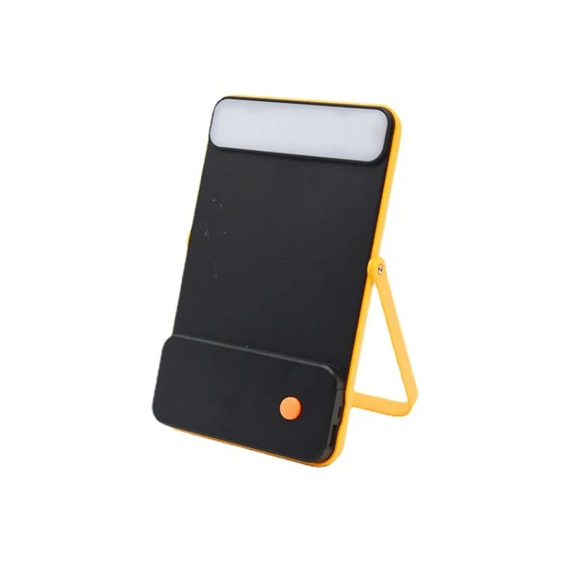 Rechargeable Solar LED Work Light: Powerful Lighting, Stand Included, Power Bank for Outdoor Camping and Emergency
