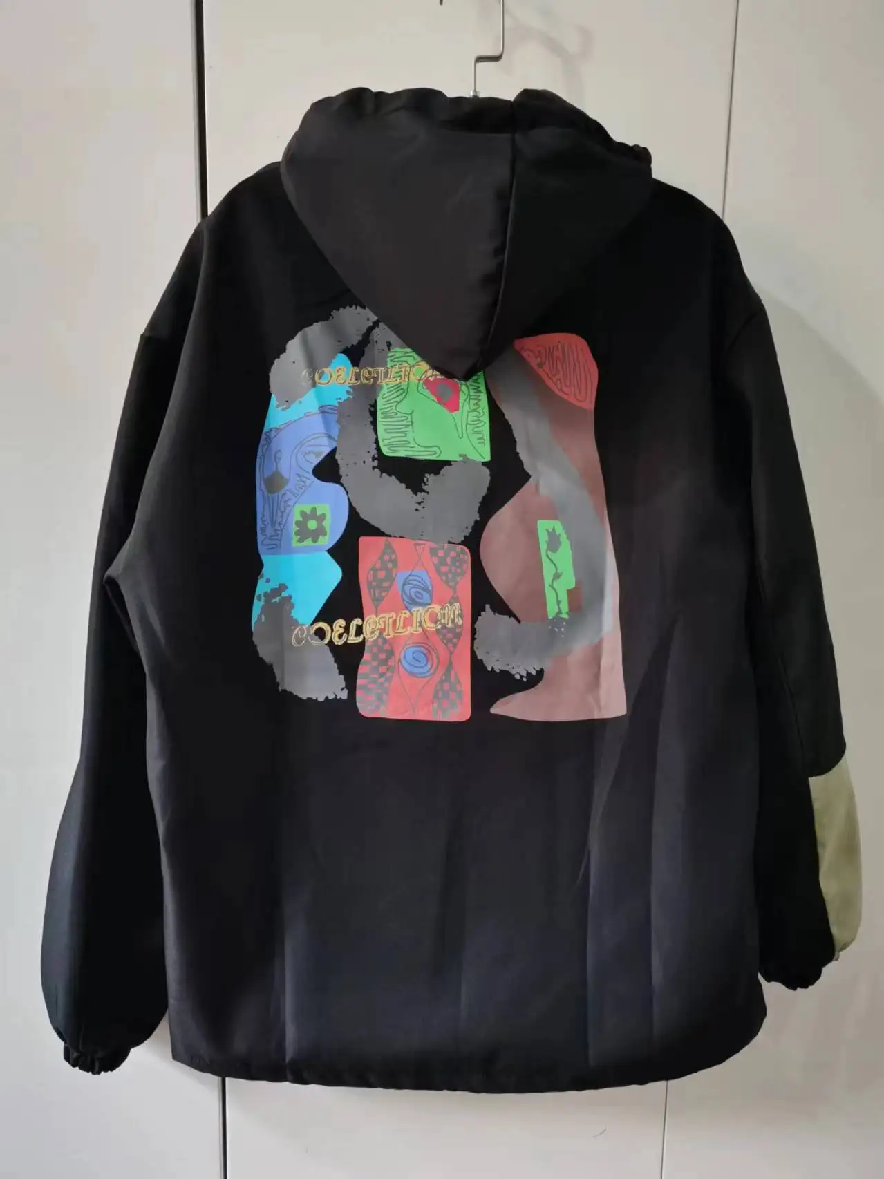 Jesienne męskie nowe kieszonkowe patchworkowe bluzy z kapturem kurtki męskie Hip Hop Y2K kurtka bomber z kapturem moda Techwear Streetwear płaszcz