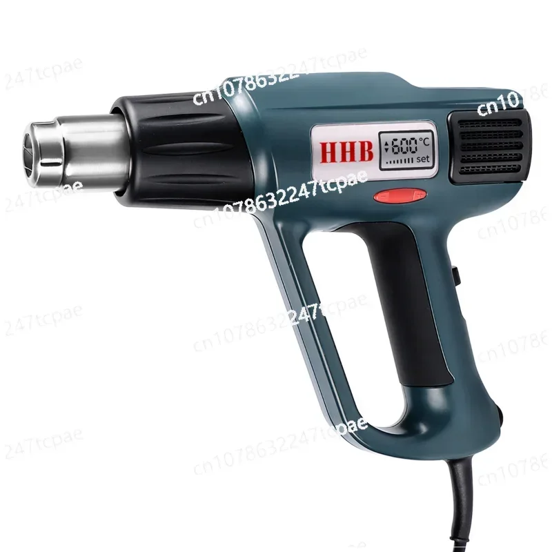 2000W digital display industrial hot air gun three-speed temperature regulation hot air duct car film tool baking gun