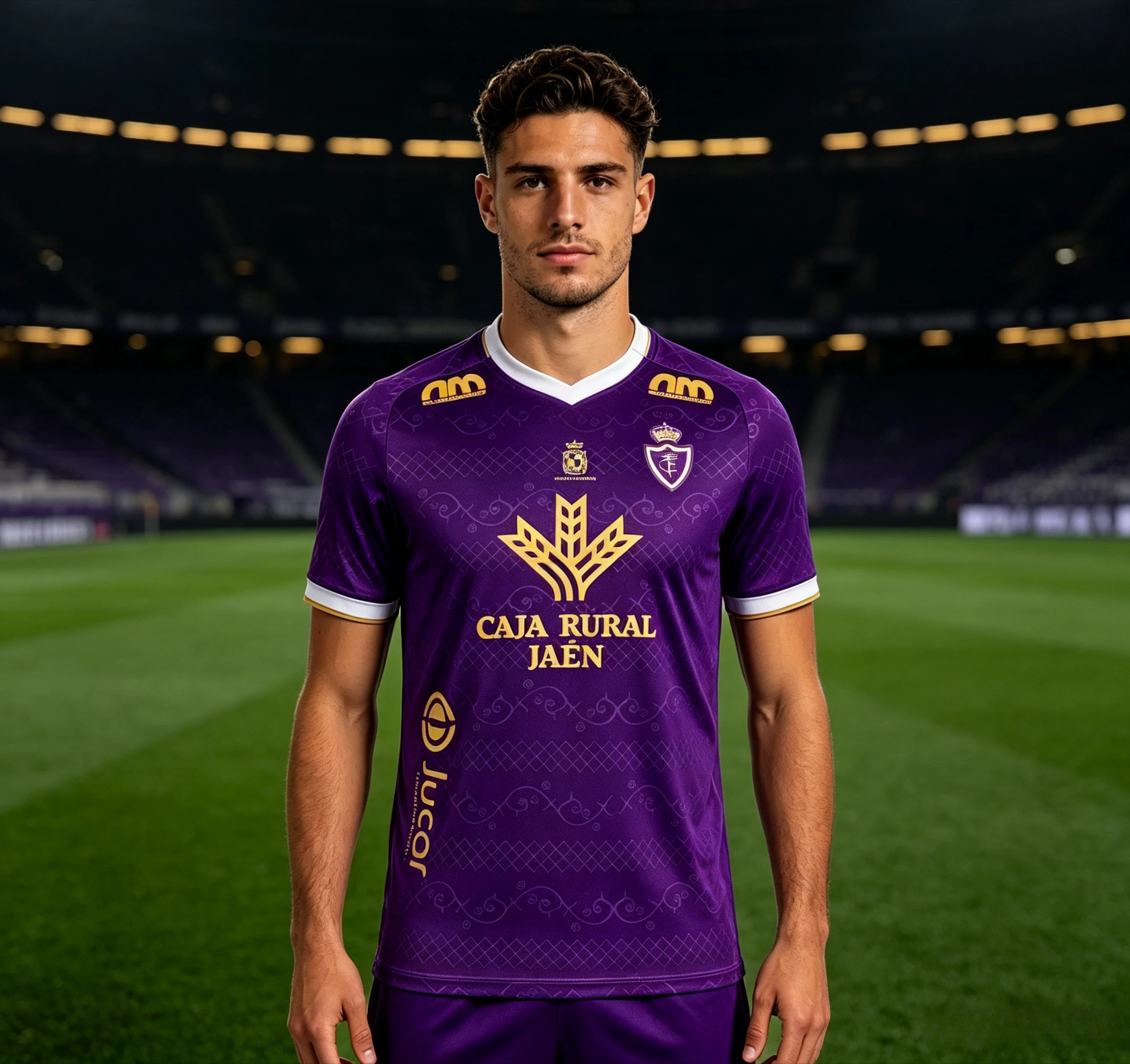 2026 Real Jaén 3D Print Football Jersey Men Women Summer Sports Oversize T-shirt Breathable Quick Drying Streetwear Clothing