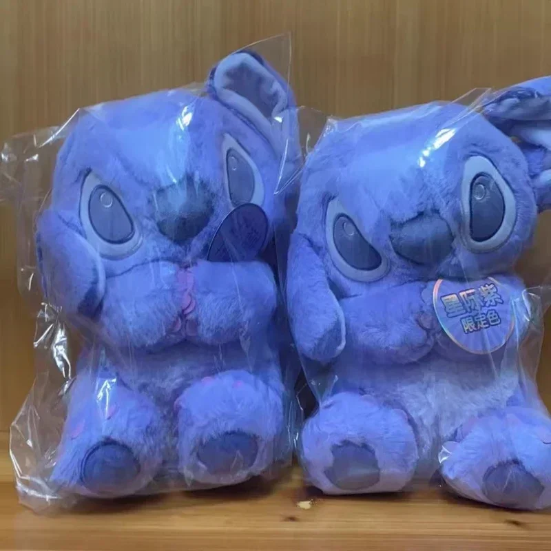 Disney 30cm Lilo & Stitch peluche poupée dessin animé point et ange jeter oreiller chambre décorer accompagner enfants jouet saint valentin cadeau