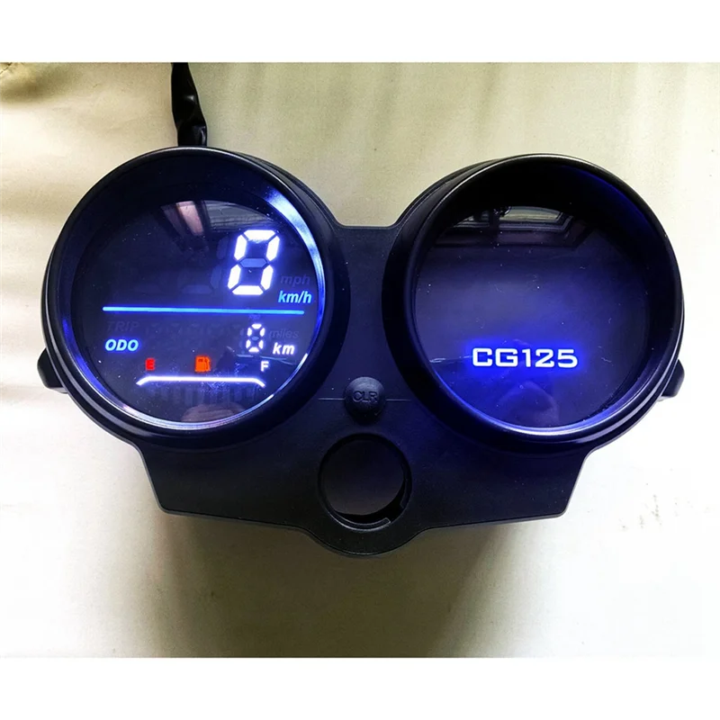 

1PC Motorcycle LED Digital Dashboard Durable Parts Tachometer Speedometer Gauge For Honda CG125 Replacement Parts Accessories