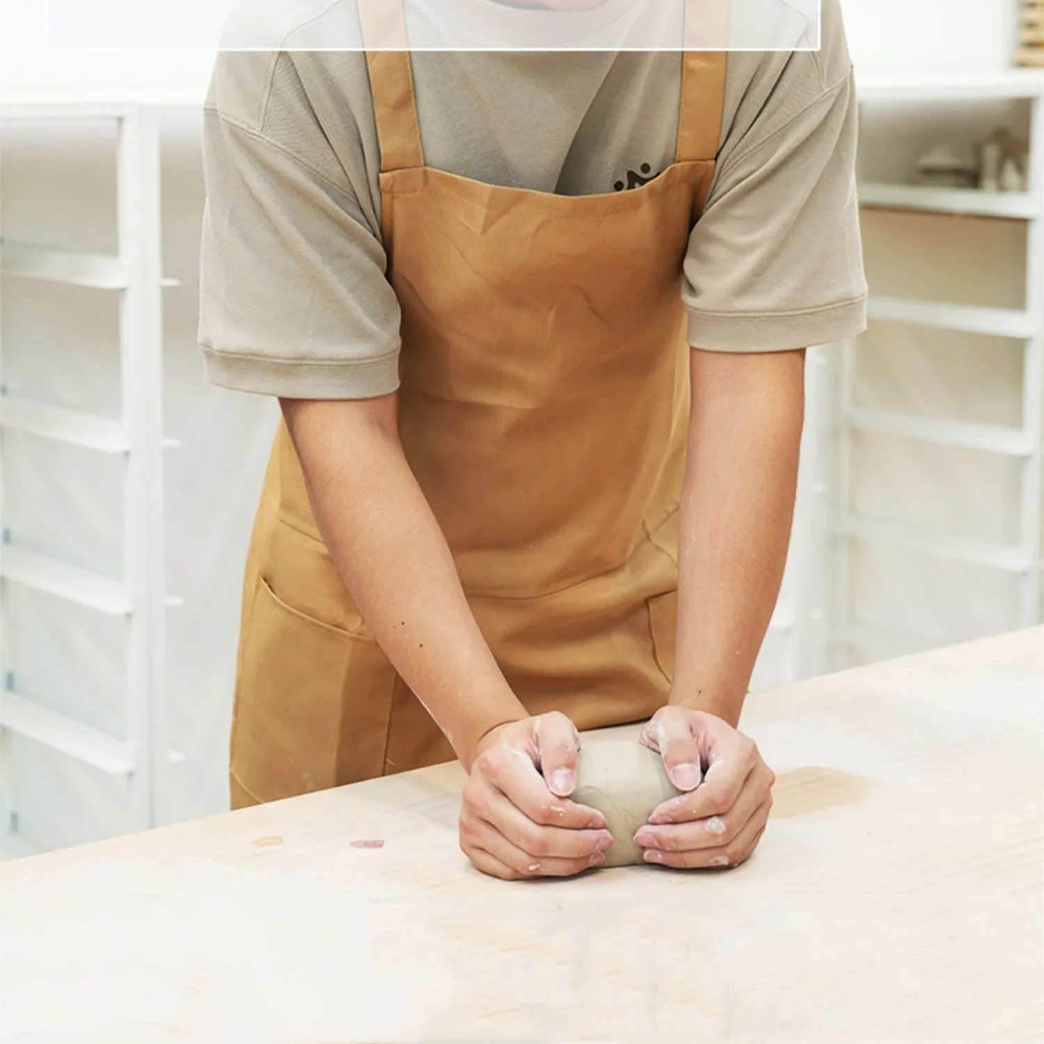 Rzeźba fartuch ceramika ceramiczne narzędzie do majsterkowania błoto kombinezony olejoodporne przeciwporostowe malowanie na płótnie dla dorosłych H paski na ramiona