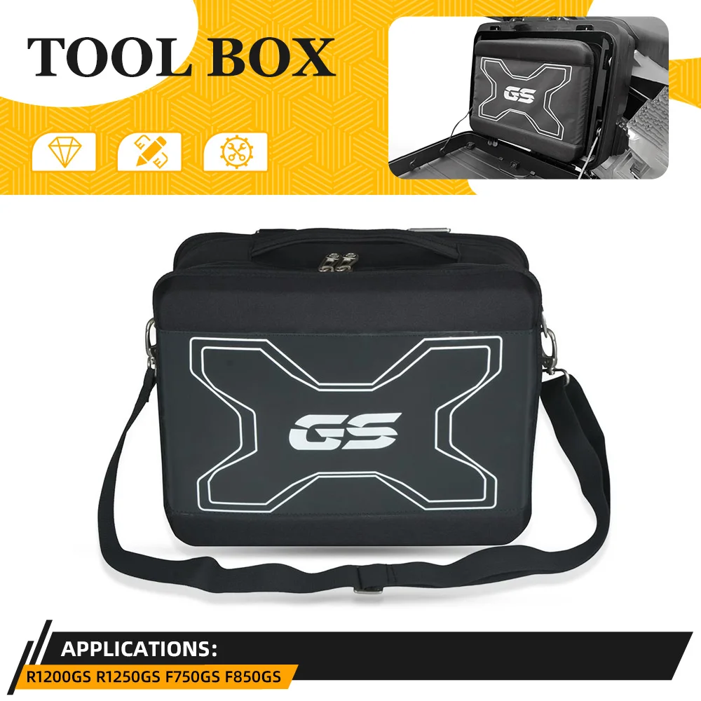 Motorcycle Inner Bags Tool Box Saddle Bag For BMW R1200GS ADV Adventure R1250GS R 1200 GSA F850GS Vario Case Suitcases Luggage