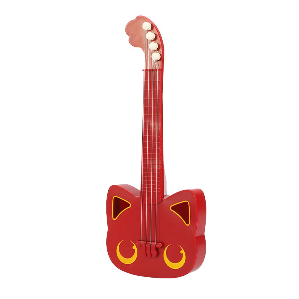 Simulation Ukulele Childrens Toys Cartoon Guitar Kids Musical Instrument Plaything