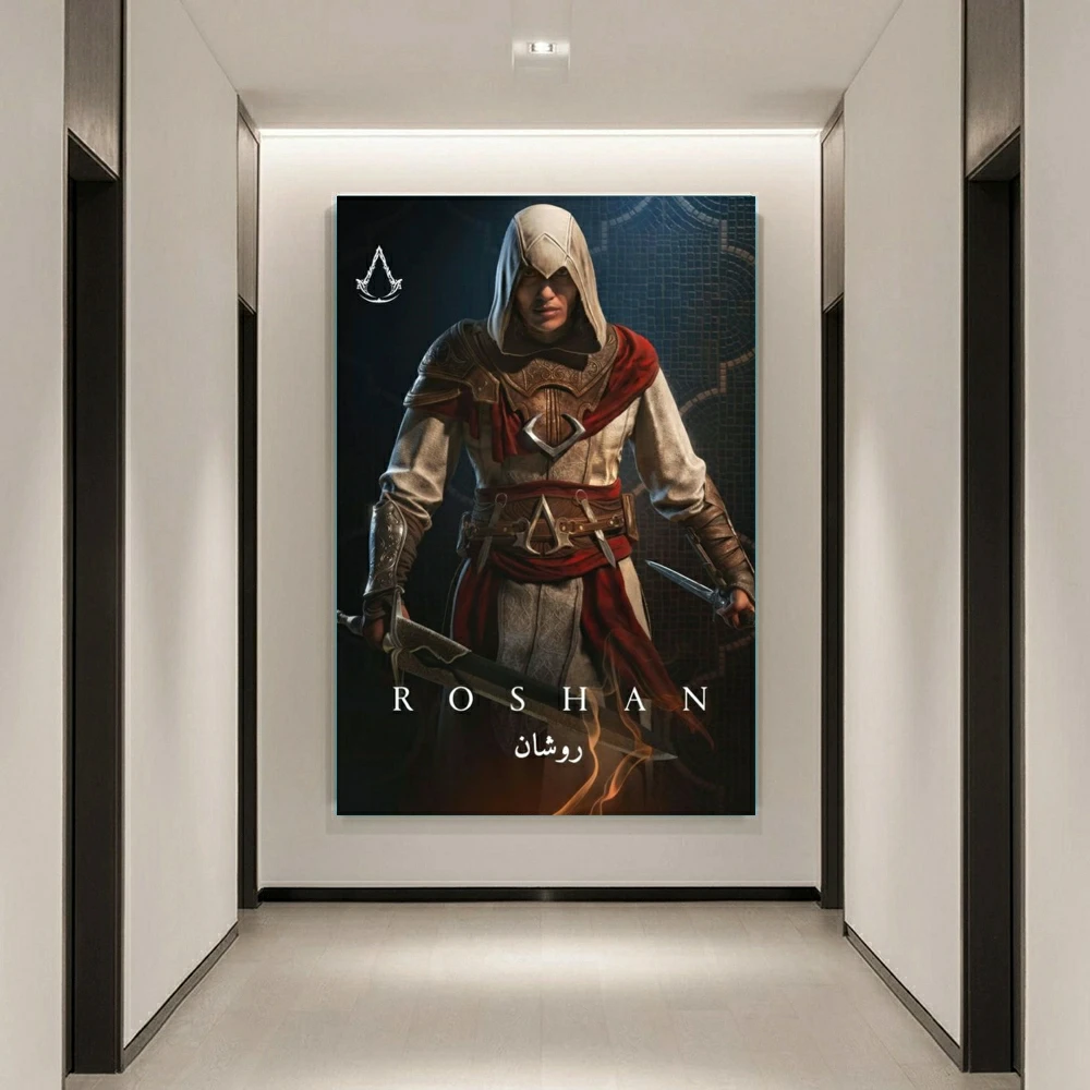 Game Assassin's Creed Diamond Painting  5D DIY Art Mosaic Embroidery Cross Stitch Pattern Wall Decoration Novelty Element Crafts