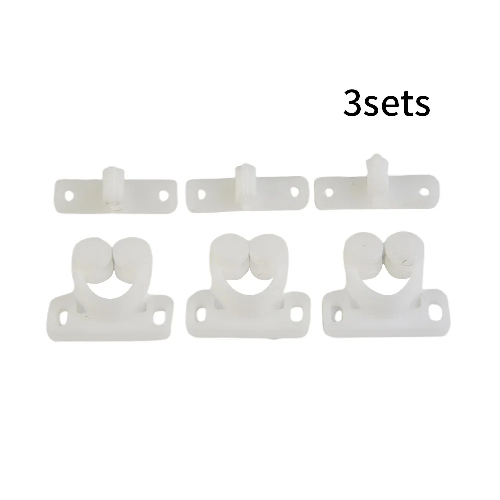 3pcs ABS Plastic Marine Boat Ball Catch Door Cupboard Spring Roller Latch For Caravan Boat For Home Furniture, Cabinet, Closet