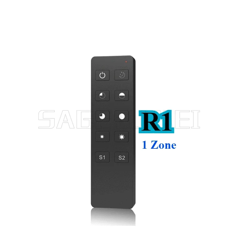 LED Dimmer V1-H/P Switch DC12V 24V PWM 2.4G LED Touch RF Wireless Remote Smart Controller for Single Color LED Strip EV1 RU4 R11