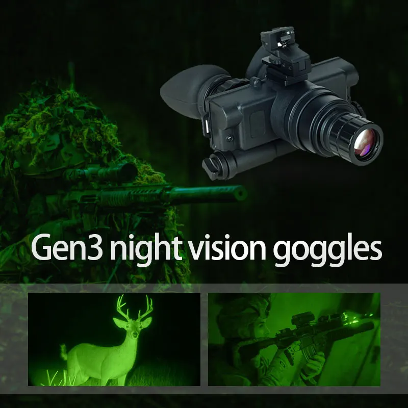 특별한 군용 NVG Gen3 야간 투시경 고글, 제작