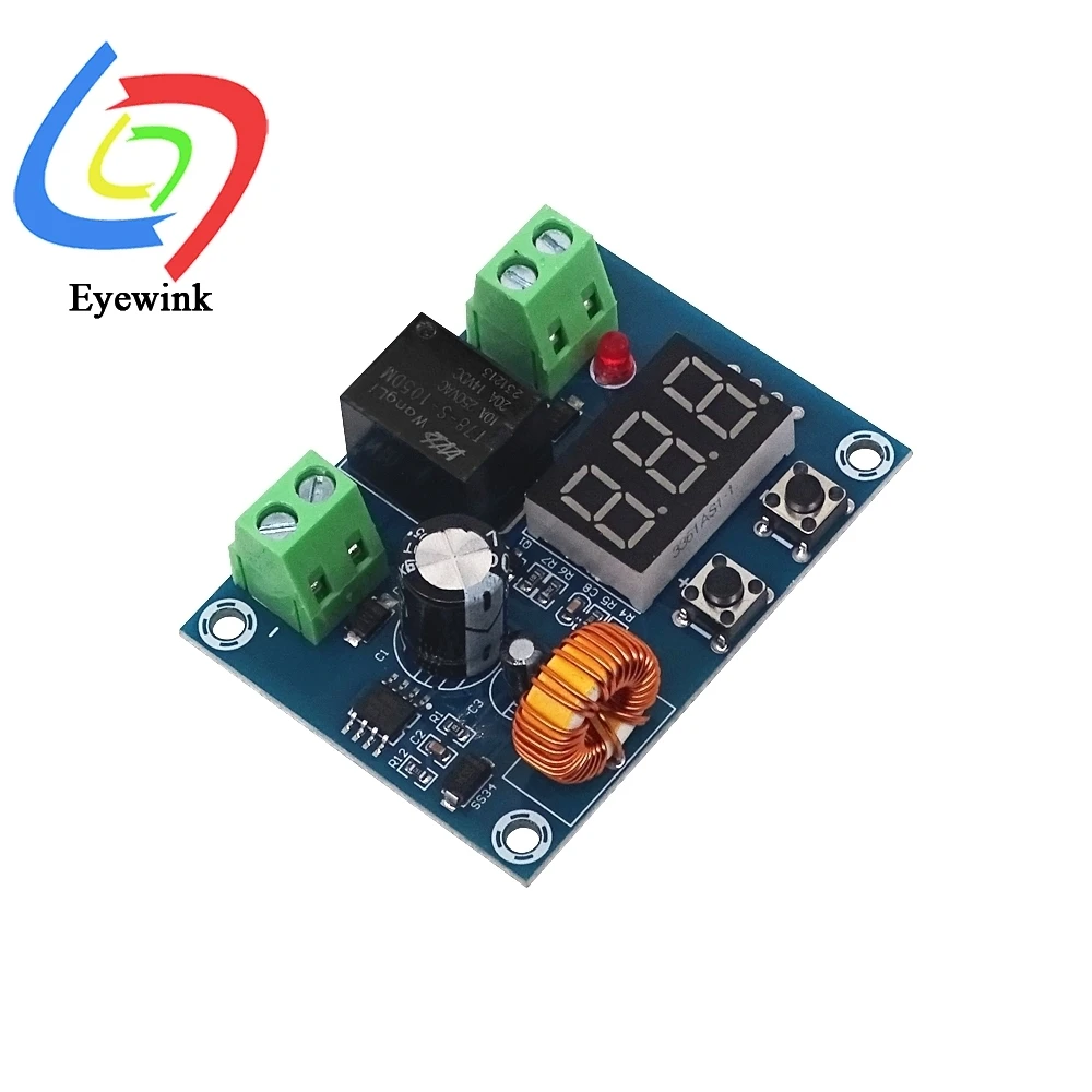 XH-M609 Low Voltage Disconnect Switch Cut Off 12V 24V 36V Digital LED Display Over-Discharge Protect for 12-36V Lithium Battery