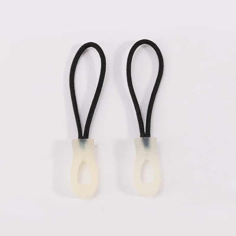 100pcs Luminous Zipper Pull Rope Glow in The Dark Zipper Head Anti-lost Backpack Clothes Jackets Slider DIY Repair Kit