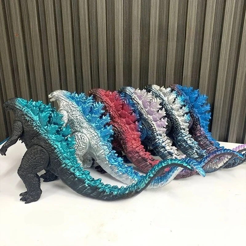 

Godzilla King Of Monsters Runaway Mechanical Red lotus Planet Godzilla Action Collection Model Toy Kid Birthday Gift
