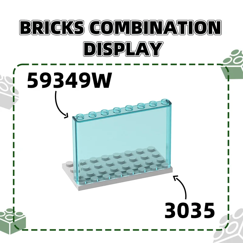 Wange 23 unids/lote 3035 ladrillos finos 4x8 puntos bloques de construcción accesorios de Color Moc compatibles con ladrillos DIY conjunto de juguetes para niños
