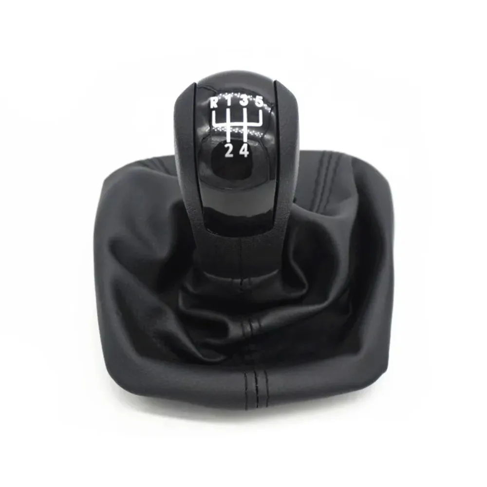 For Skoda Octavia 2 A5 2004 - 2010 Car Gear Shift Knob Gearshift with Gaiter Boot Case POMO Shifter Lever Stick Pen Arm Ball