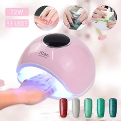 Nail Dryer LED Nail Lamp UV Lamp for Curing All Gel Nail Polish With Motion Sensing Manicure Pedicure Salon Tool Gift