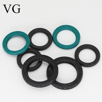 VG 16*22*3 16x22x3 16*24*3 16x24x3 Green NBR Nitrile Rubber Groove Single Lip External Thread Rotaroty Skeleton Gasket Oil Seal