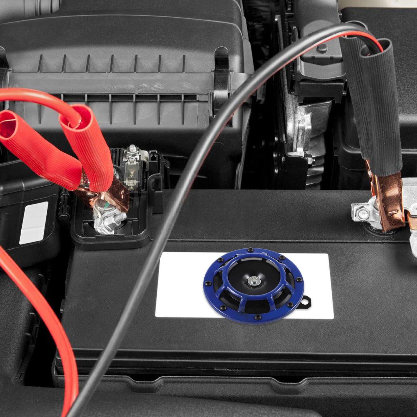 

2pcs 125mm Waterproof Horn Speakers Blue Motorcycle Car Audio Door Kit Electric Refit Universal Compatibility High Sensitivity