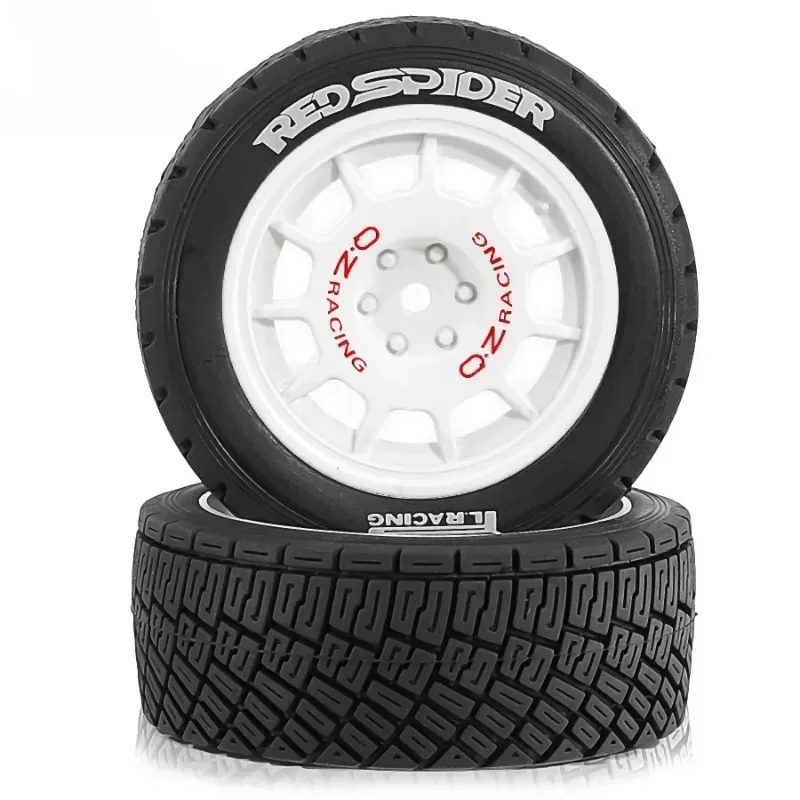 Pneus de course 4 pièces 78*30mm 12mm adaptateur pour voiture de rallye modèle 1/10 RC