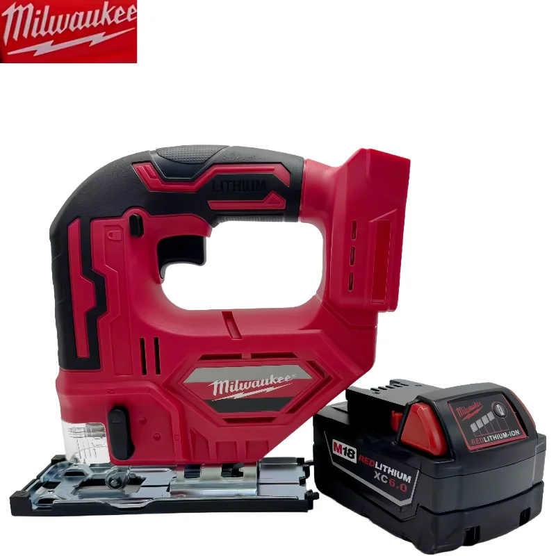 

3000RPM Milwaukee Brushless Curve Saw Cordless Electric Jig Saw Portable Adjustable Woodworking Power Tool For Milwaukee Battery