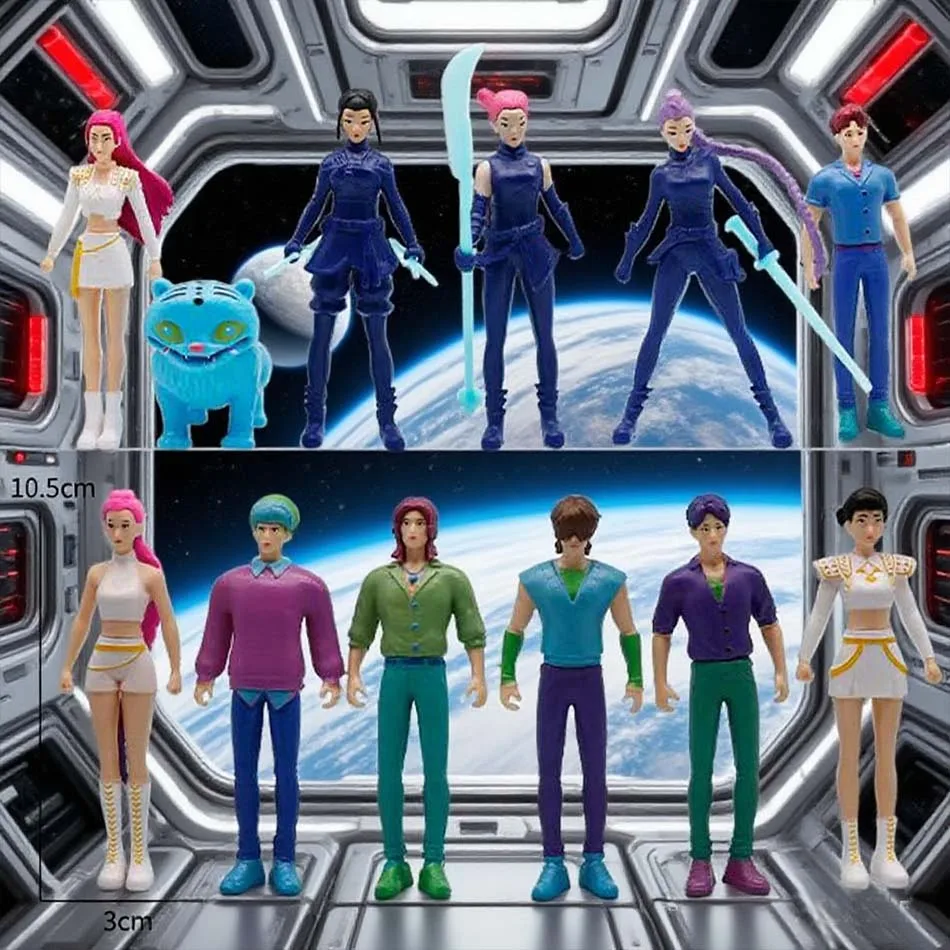 

Kpop Demon Hunters Figure K Pop Demon Hunters Figures Huntrix Figures Toy Derpys Tiger Rumi Mira Zoey Sussy Figurine Ornament