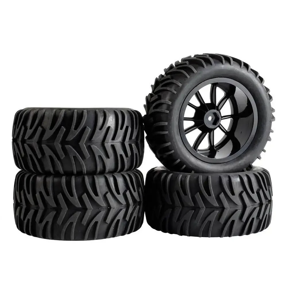 RC T88046 Wheel & Rubber Tires insert sponge 4Pcs For HSP 1:10 Monster Truck