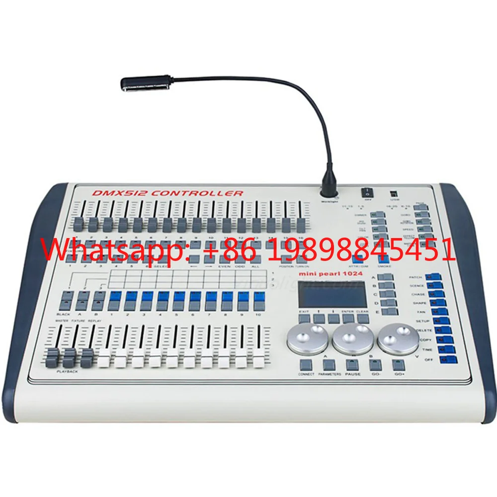 Factory Wholesale Mini Pear 1024 DMX512 Light Controller Portable DJ Stage Lighting Console