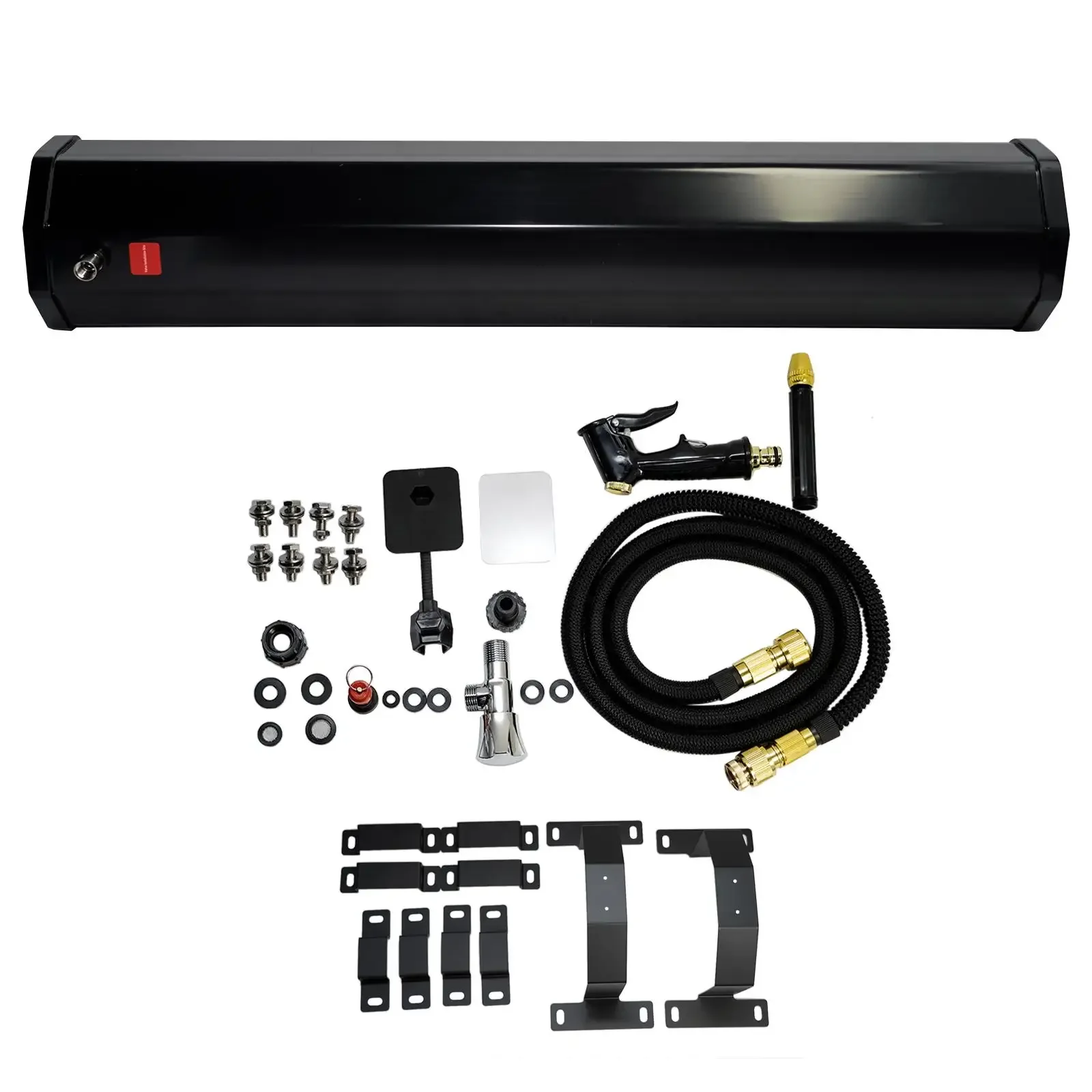 AP03 Pressurized 8-Gallon Camping Water Tank Road Shower for Off-Road Pick-up Trucks