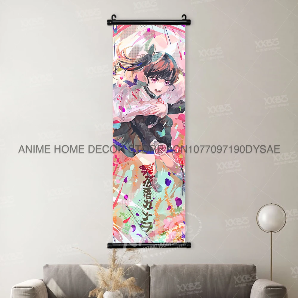 Demon Slayer Poster Kamado Tanjirou Scroll Picture Nezuko Hanging