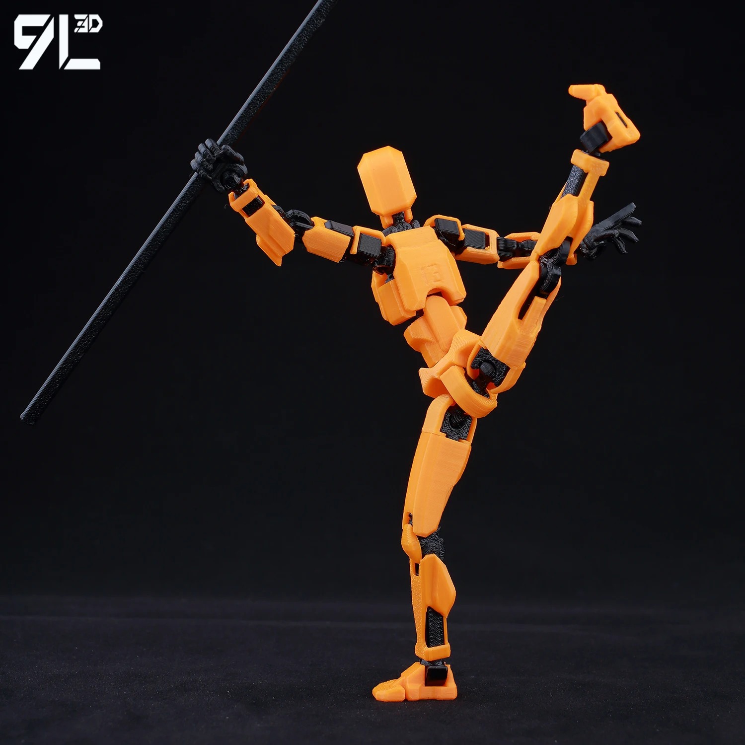 Titan13 Criativo DIY Montagem 13 Articulações Fantoche com Acessórios Mutáveis para Estudantes de Arte ​   Fantoche feito à mão DIY