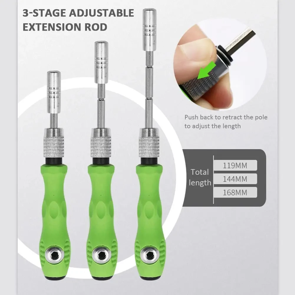 Imagem -05 - Conjunto de Chave de Fenda Multifuncional 32 em com 30 Peças de Chave de Fenda Magnética Torx Phillips Mini Ferramenta de Reparo para Telefone Relógio pc