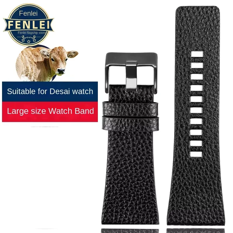 Cow Leather Strap For Diesel Seven Friday DZ7406 DZ7408 DZ4280 DZ4343 Watchbands 22mm 24mm 26MM 27 28mm 30mm 32mm Men's Bracelet